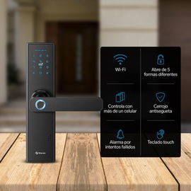 Cerradura digital Wi-Fi* de seguridad