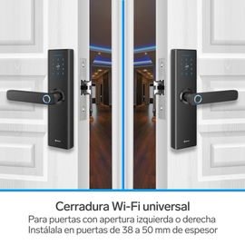 Cerradura digital Wi-Fi* de seguridad