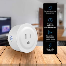 Contacto Wi-Fi* con medidor de consumo eléctrico Contacto Wi-Fi* con medidor de consumo eléctrico