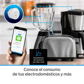 Contacto Wi-Fi* con medidor de consumo eléctrico Contacto Wi-Fi* con medidor de consumo eléctrico