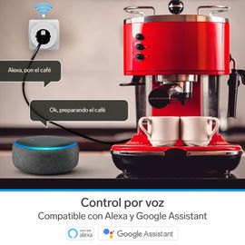 Contacto Wi-Fi* con medidor de consumo eléctrico Contacto Wi-Fi* con medidor de consumo eléctrico