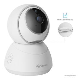 Cámara de seguridad Wi-Fi / Ethernet Full HD robotizada con seguidor de movimiento