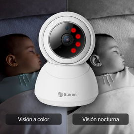 Cámara de seguridad Wi-Fi / Ethernet Full HD robotizada con seguidor de movimiento
