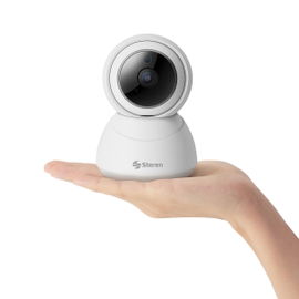 Cámara de seguridad Wi-Fi / Ethernet Full HD robotizada con seguidor de movimiento