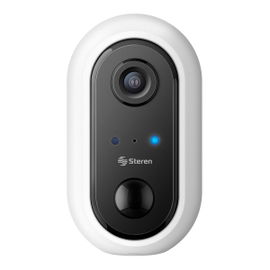 Cámara de seguridad Wi-Fi* Full HD fija con batería recargable, compatible con asistentes de voz