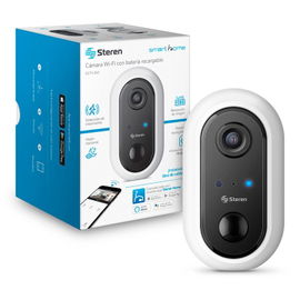 Cámara de seguridad Wi-Fi* Full HD fija con batería recargable, compatible con asistentes de voz Cámara de seguridad Wi-Fi* Full HD fija con batería recargable, compatible con asistentes de voz