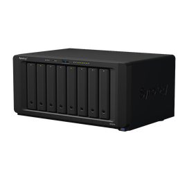 Servidor NAS de escritorio con 8 bahías / Expansible a 18 bahías / Hasta 252 TB / 4GB de RAM