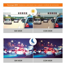 Cámara para auto con grabador Full HD y WDR