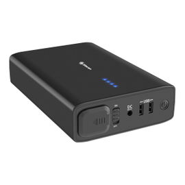 Estación de poder portátil de 24,000 mAh con inversor de corriente de 80 W (110 Vca) Estación de poder portátil de 24,000 mAh con inversor de corriente de 80 W (110 Vca)