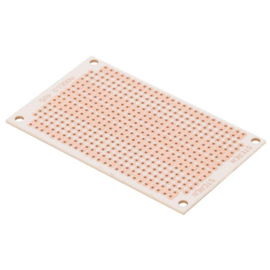 Placa fenólica perforada con pistas, de 7,5 cm x 4,5 cm Placa fenólica perforada con pistas, de 7,5 cm x 4,5 cm