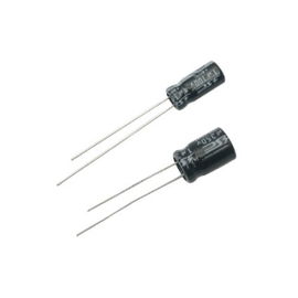 Capacitor electrolítico radial, de 2200 uF (micro Faradios) a 16 Volts Capacitor electrolítico radial, de 2200 uF (micro Faradios) a 16 Volts