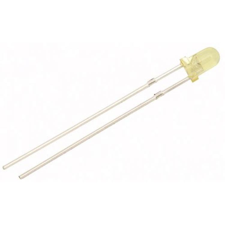 LED de 3 mm, color ámbar claro LED de 3 mm, color ámbar claro