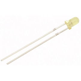 LED de 3 mm, color ámbar claro LED de 3 mm, color ámbar claro