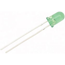 LED de 5 mm, color verde claro LED de 5 mm, color verde claro
