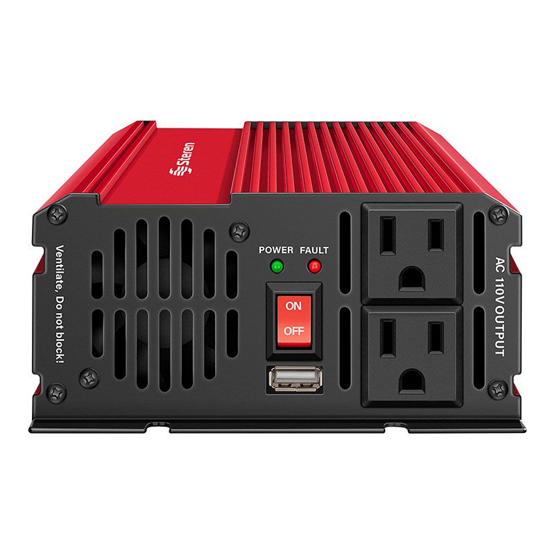 Inversor de corriente automotriz de 1500 W (12 Vcc a 110 Vca) Inversor de corriente automotriz de 1500 W (12 Vcc a 110 Vca)