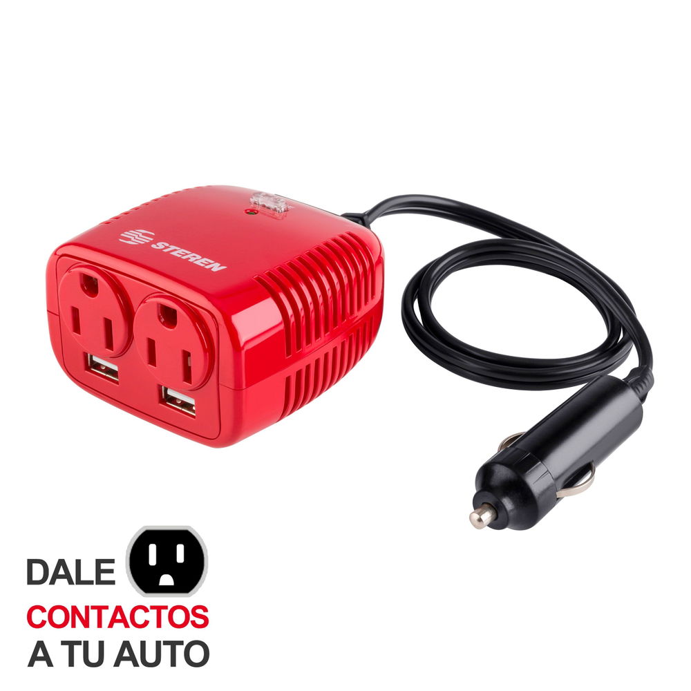 Inversor de corriente automotriz de 150 W (12 Vcc a 110 Vca) Inversor de corriente automotriz de 150 W (12 Vcc a 110 Vca)