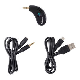 Receptor de audio Bluetooth* y manos libres con batería recargable