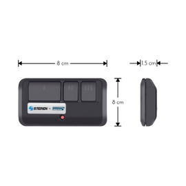 Control remoto de 3 botones para puertas automáticas Control remoto de 3 botones para puertas automáticas