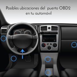 Escáner automotriz OBD2 Bluetooth* para Android Escáner automotriz OBD2 Bluetooth* para Android