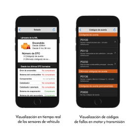 Escáner automotriz OBD2 Bluetooth* para Android Escáner automotriz OBD2 Bluetooth* para Android