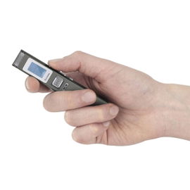 Grabadora digital de voz ultra compacta, de 8 GB