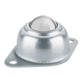Rueda loca de metal