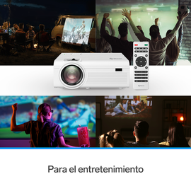 Proyector multimedia de 2600 lúmenes, portátil