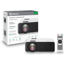 Proyector multimedia HD de 7000 lúmenes, portátil Proyector multimedia HD de 7000 lúmenes, portátil