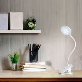 Lámpara LED de luz fría, neutra o cálida, con cuello flexible, pinza y batería recargable Lámpara LED de luz fría, neutra o cálida, con cuello flexible, pinza y batería recargable