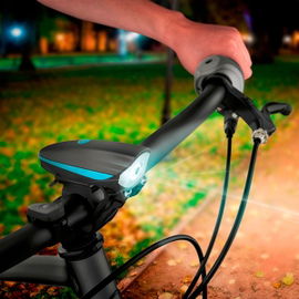 Linterna y claxon para bicicleta Linterna y claxon para bicicleta