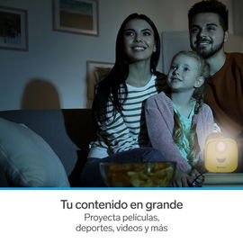 Micro proyector multimedia de 1000 lúmenes, portátil