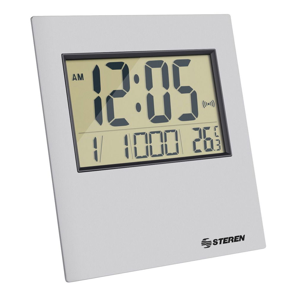 Reloj digital con alarma, calendario y termómetro Reloj digital con alarma, calendario y termómetro