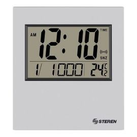 Reloj digital con alarma, calendario y termómetro Reloj digital con alarma, calendario y termómetro