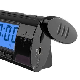 Reloj despertador con cámara oculta