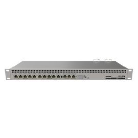 RB1100AHx4 Dude Edition, 13 Puertos Gigabit, Almacenamiento M.2 60GB para Base de Datos Dude