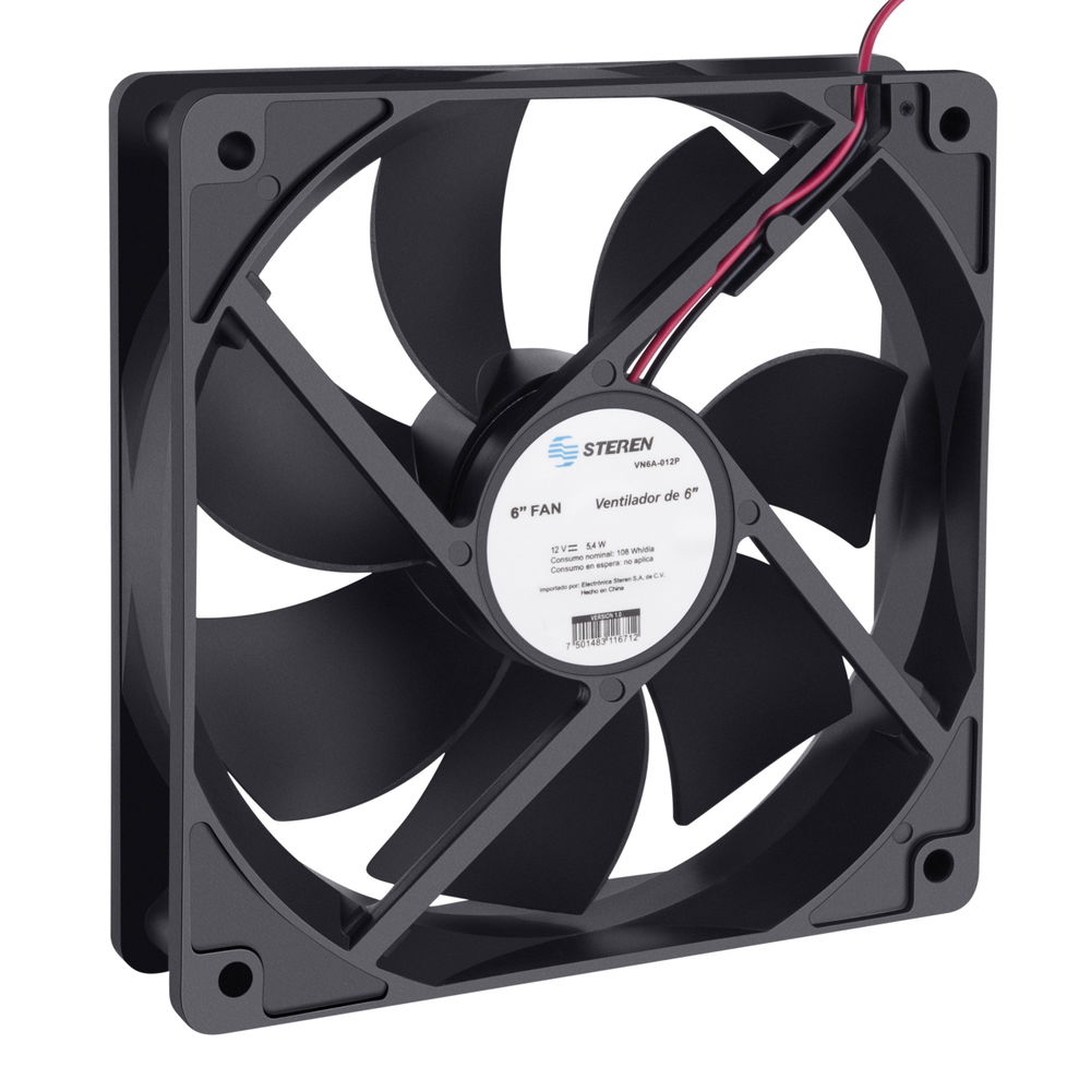 Ventilador plástico de 6 Ventilador plástico de 6
