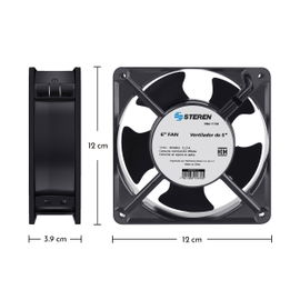 Ventilador metálico de 6