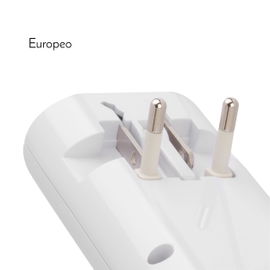 Adaptador universal de contactos, con cargador USB para viaje Adaptador universal de contactos, con cargador USB para viaje