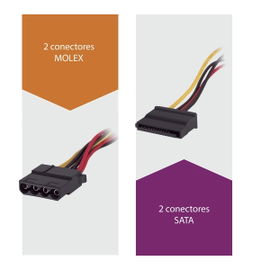 Fuente de poder ATX para PC, de 400 W