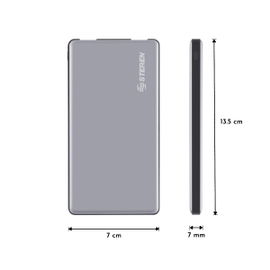 Power Bank de 5,000 mAh Turbo Charge QC con 2 salidas USB y 1 USB C