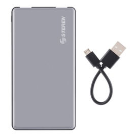 Power Bank de 5,000 mAh Turbo Charge QC con 2 salidas USB y 1 USB C