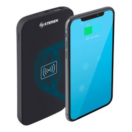 Power Bank de 6,000 mAh con cargador inalámbrico Qi Power Bank de 6,000 mAh con cargador inalámbrico Qi