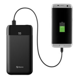 Power Bank de 8,000 mAh con 2 salidas USB y display Power Bank de 8,000 mAh con 2 salidas USB y display