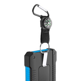 Power Bank de 6,000 mAh con 2 salidas USB y cargador solar Power Bank de 6,000 mAh con 2 salidas USB y cargador solar