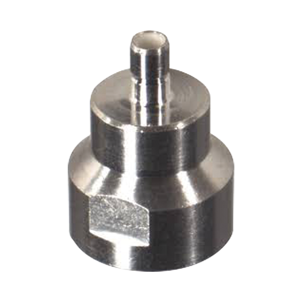 Adaptador UNIDAPT Hembra a SMB Jack (Pin Macho), Plata / Oro / Teflón.
