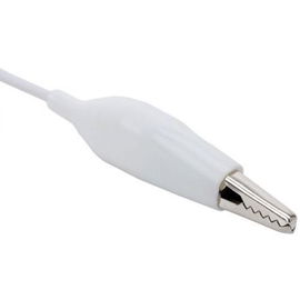 Juego de 5 cables de 40 cm con caimanes chicos
