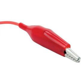 Juego de 5 cables de 40 cm con caimanes chicos