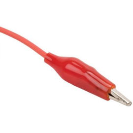 Juego de 10 cables de 26 cm con caimanes chicos Juego de 10 cables de 26 cm con caimanes chicos