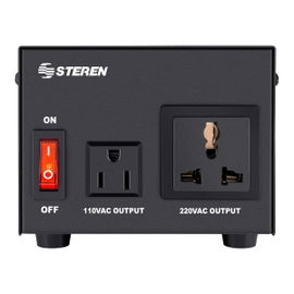 Convertidor Vca de 110 a 220 y 220 a 110, de 200W