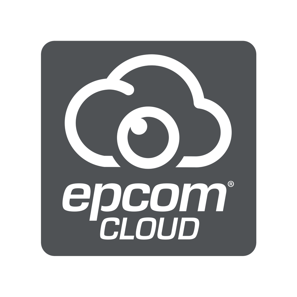 Suscripción para vídeo grabación en la nube para 1 canal de video o 1 cámara IP con 90 días de retención en la plataforma Epcom Cloud / Vigencia de 1 año.